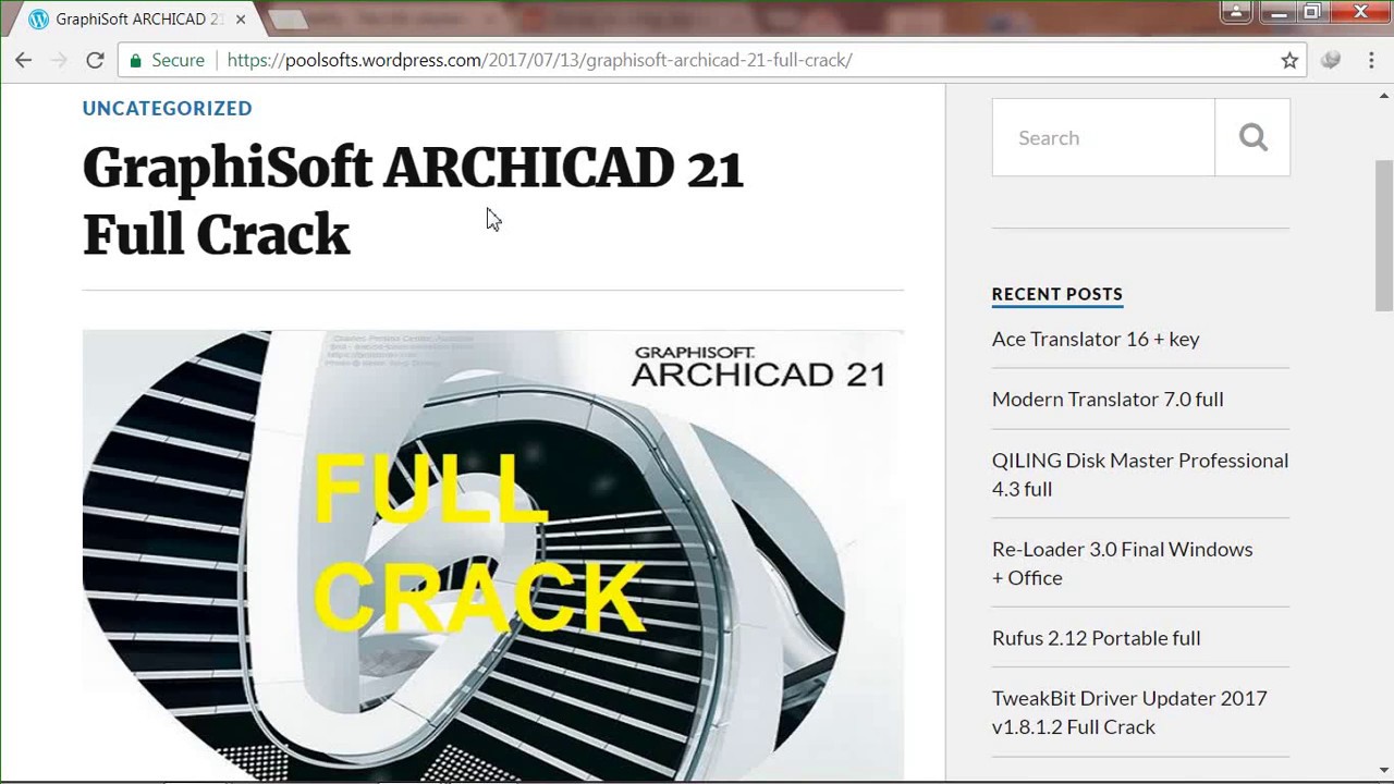 archicad 21 crack